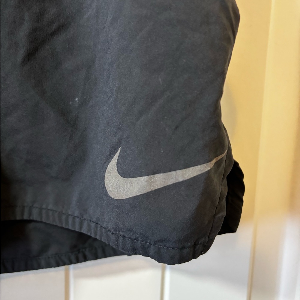 Nike Dri-fit Running Shorts Size Small Black Reflective D0 - Picture 2 of 6